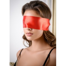 Атласная маска-лента на глаза Romantic Arsenal красная