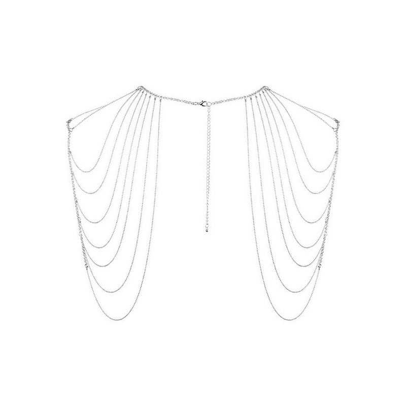 Бикини-цепочка Bijoux Magnifique Chain Shoulders Back Jewelry Silver серебристая