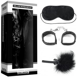 Набор для ролевых игр Deluxe Bondage Kit (наручники, тиклер, маска на глаза)