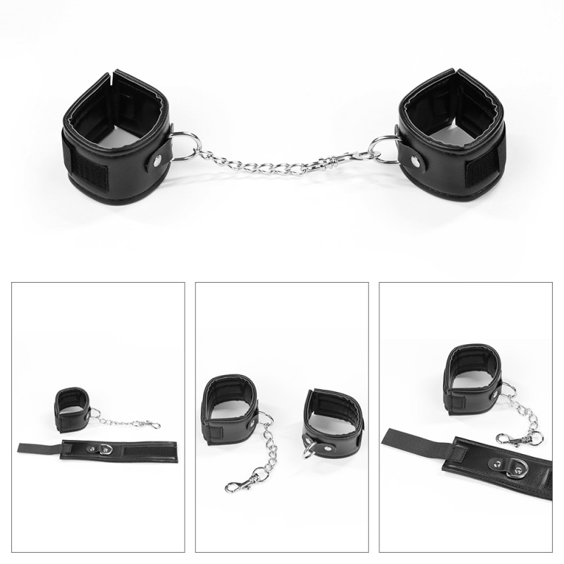Набор для ролевых игр Deluxe Bondage Kit (маска, наручники, плеть, G-вибратор)