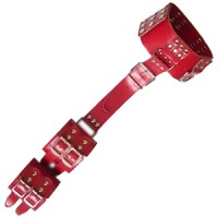 Изображение HSY, Китай Бондаж БДСМ красный ошейник и наручники