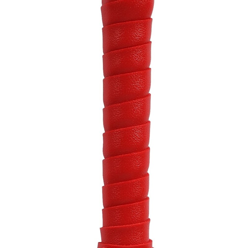 Маленькая красная плеть с кольцом на рукоятке 27 см
