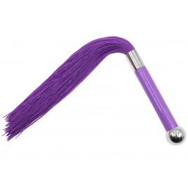 Фиолетовая плеть с силиконовыми хвостами 40 см