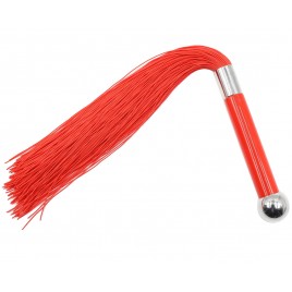 Красная плеть с силиконовыми хвостами 40 см