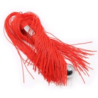 Красная плеть с силиконовыми хвостами 40 см