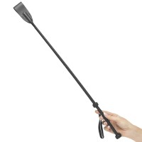 Черный стек из натуральной кожи 61 см