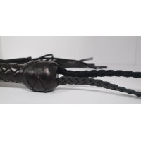 Шикарная кожаная плеть с шипами Hand Made длина хлыстов 43 см