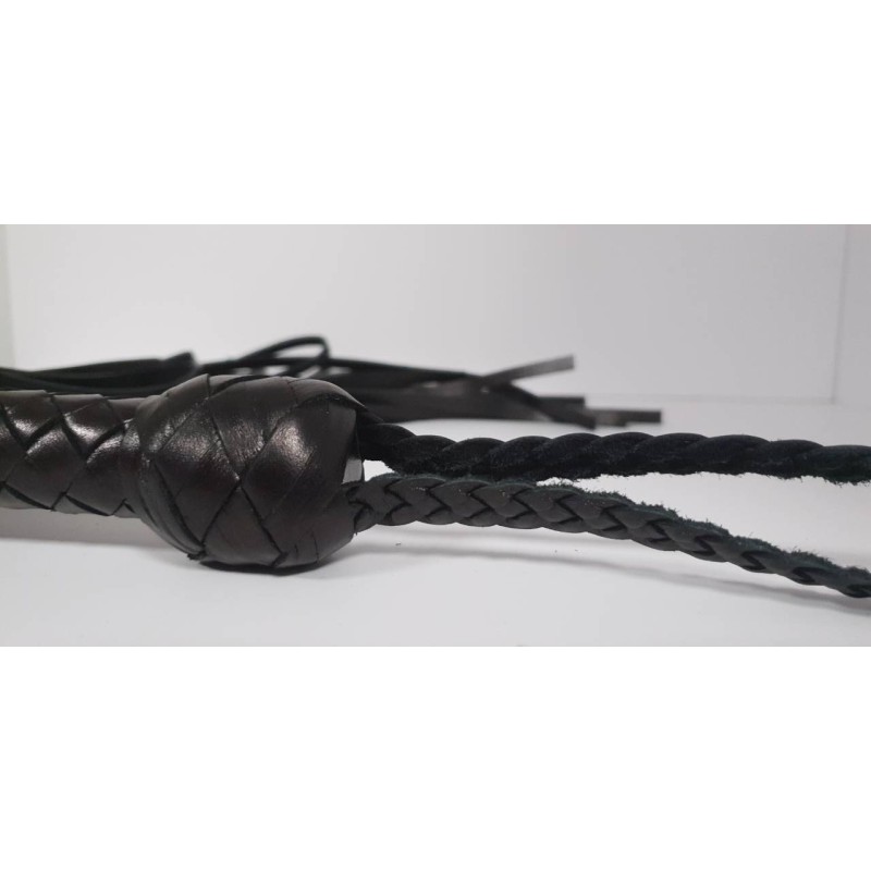 Шикарная кожаная плеть с шипами Hand Made длина хлыстов 43 см