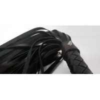 Шикарная кожаная плеть с шипами Hand Made длина хлыстов 43 см