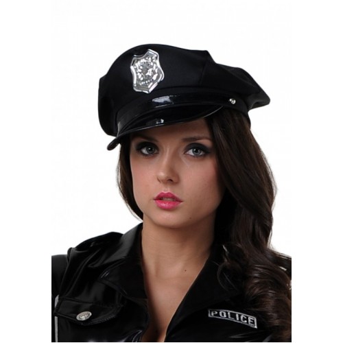 Фуражка полицейского черная