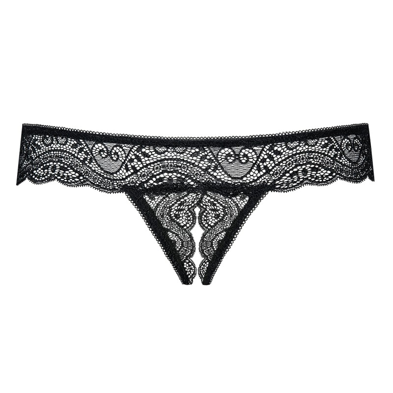 Трусики с доступом Miamor черные L/XL