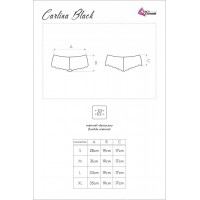 Элегантные трусики-шорты CARLINA WHITE XL