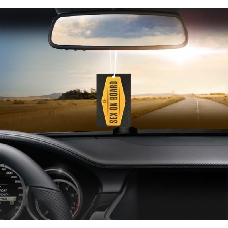 Ароматизатор в авто бумажный Sexdrive Секс на борту парфюм