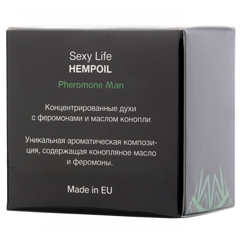Концентрат феромонов с ароматом конопли для мужчин Sexy Life HempOil Pheromone 5 мл