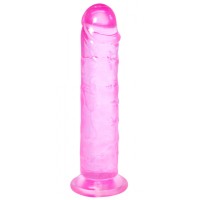 Прозрачный фаллоимитатор Intergalactic Distortion Pink 18 см