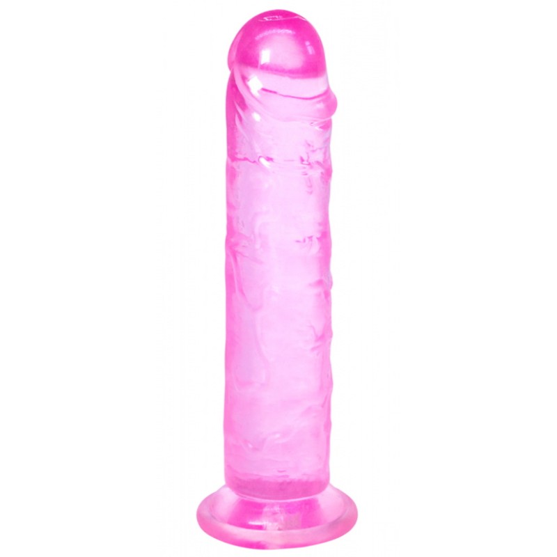 Прозрачный фаллоимитатор Intergalactic Distortion Pink 18 см