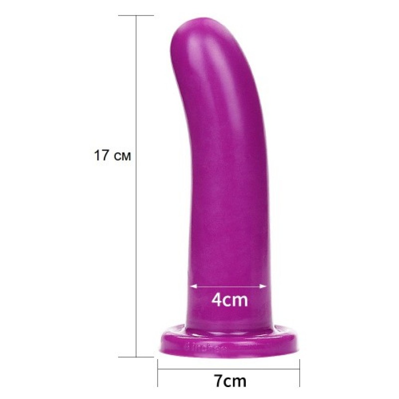 Фаллоимитатор на присоске Holy Dildo Large пурпурный 17 см