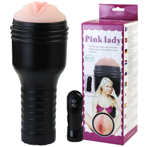 Вибромастурбатор вагина в колбе Pink Lady