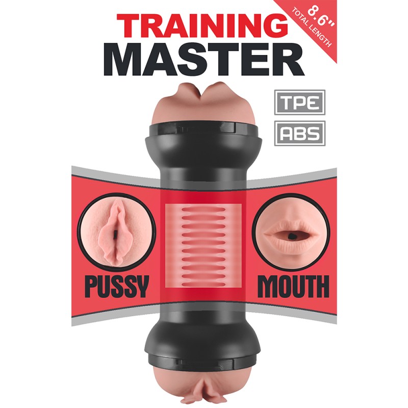 Двойной мастурбатор Traning Master Mouth and Pussy