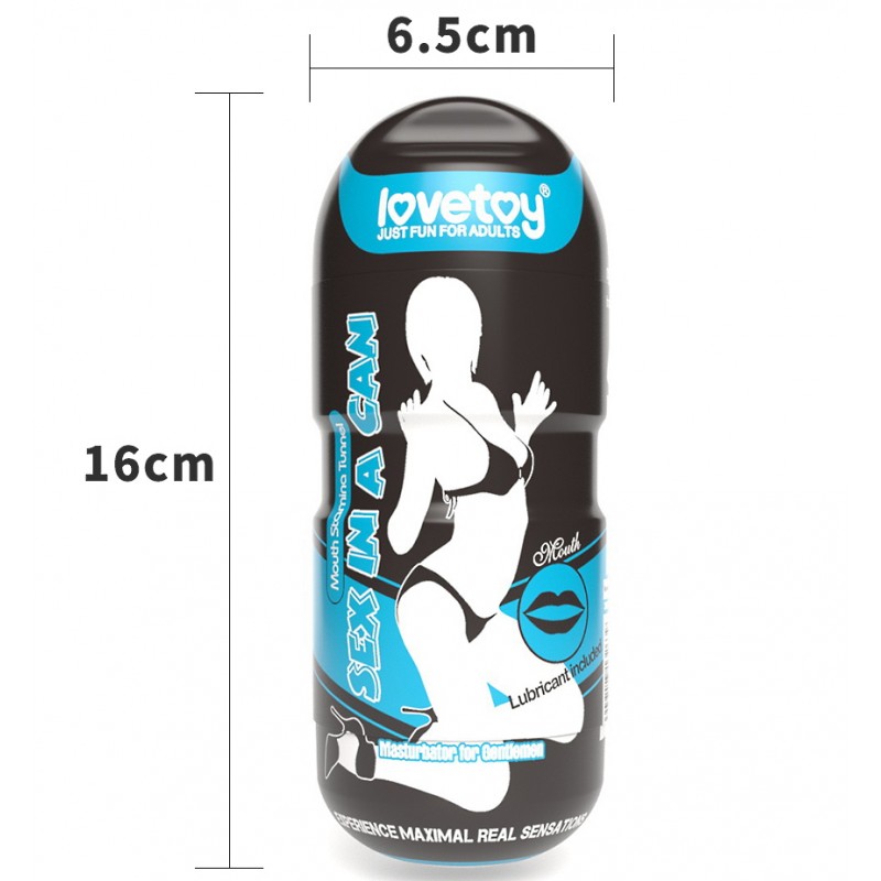 Мастурбатор в колбе губки Sex In A Can Mouth Stamina Tunnel
