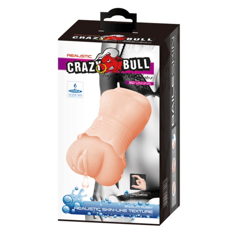 Мастурбатор в платьице с эффектом лубрикации Crazy Bull