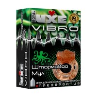 Эрекционное кольцо Luxe Штормовой мул и презерватив в подарок