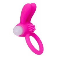 Виброкольцо кролик A.Toys розовое