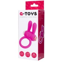Виброкольцо кролик A.Toys розовое