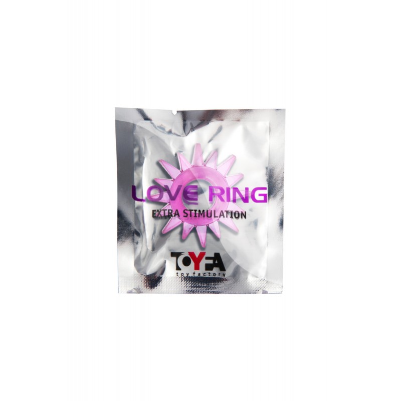 Эластичное розовое кольцо для эрекции Toyfa