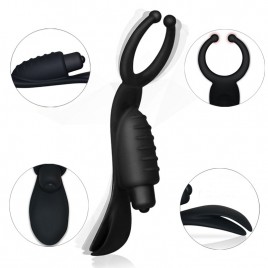 Универсальный вибромассажер Scorpion Multi-use Pleasure Tool черный