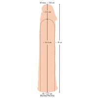 Удлиняющая насадка на пенис Silicone Extension + 2,5 см