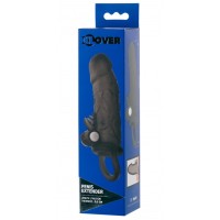 Насадка с загнутой головкой и клиторальным вибростимулятором ToyFa XLover 14,5 см