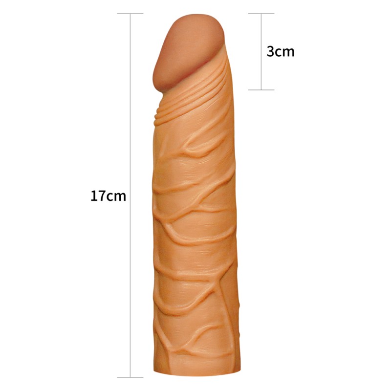 Удлиняющая насадка на пенис мулат X-Tender Penis Sleeve + 3 см