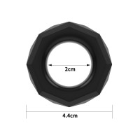 Черное эрекционное кольцо Cock Ring