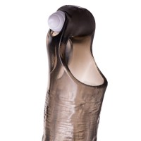 Насадка с увеличенной головкой и вибростимулятором ToyFa XLover 15,5 см