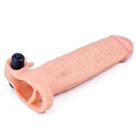 Удлиняющая насадка на пенис с вибрацией X-Tender Penis Sleeve + 5 см