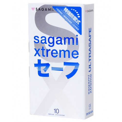 Презервативы с продлевающим эффектом Sagami Xtreme Ultrasafe 10 шт