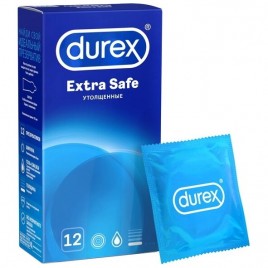 Презервативы Durex №12 Extra Safe плотные с дополнительной смазкой