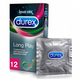 Презервативы Durex №12 Long Play для продления удовольствия Презервативы Durex №12 Long Play для продления удовольствия