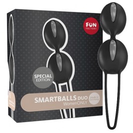 Вагинальные шарики Fun Factory Smartballs Duo черно-серые
