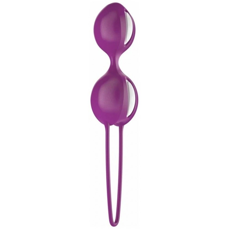 Вагинальные шарики Fun Factory Smartballs Duo фиолетово-белые