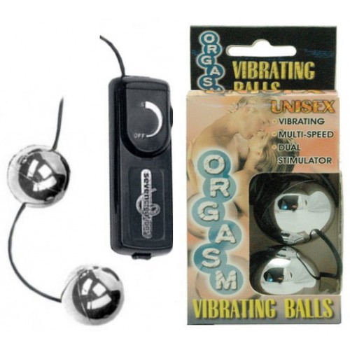 Виброшарики серебряные Orgasm Vibrating Balls