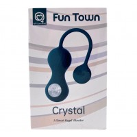 Вагинальные смарт-шарики с вибрацией Fun Town Crystal