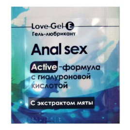 Анальный гель-лубрикант LoveGel E с экстрактом мяты 4 гр, пробник