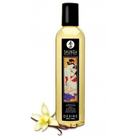 Возбуждающее массажное масло Shunga Desire с ароматом ванили 250 мл