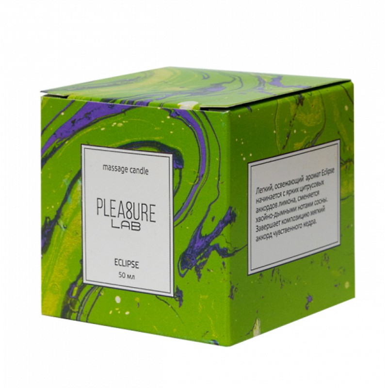 Массажная аромасвеча Pleasure Lab Eclipse с ароматом нероли и хвои 50 мл