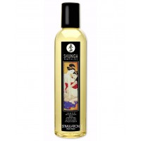 Возбуждающее массажное масло Shunga Stimulation с ароматом персика 250 мл
