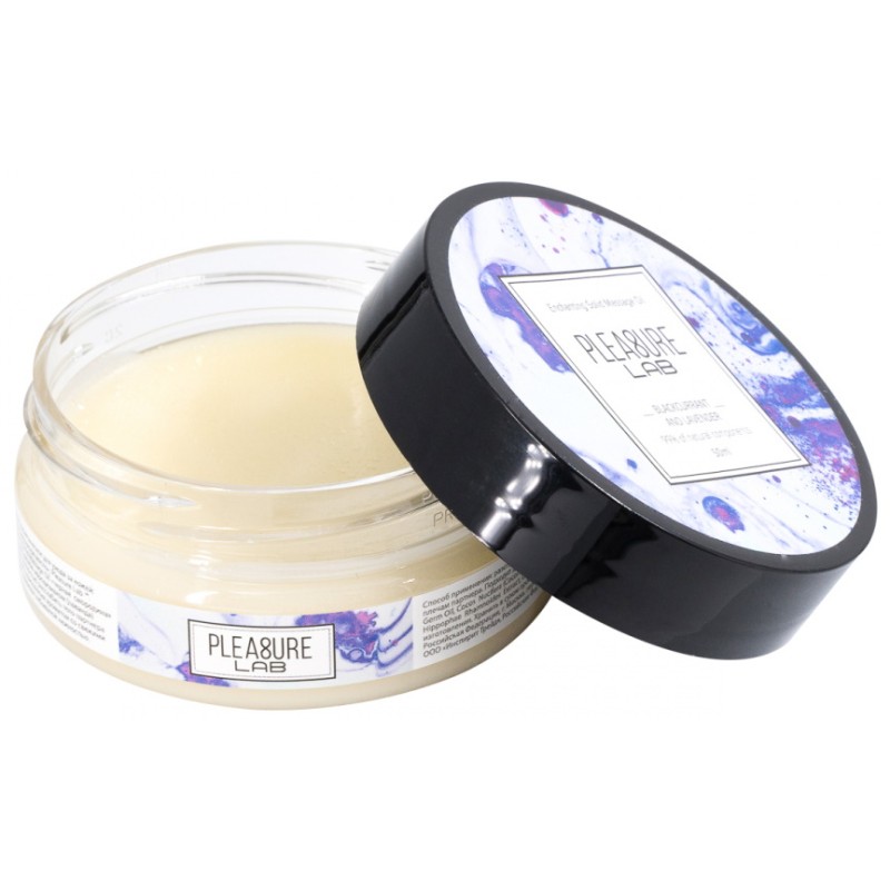 Твердое массажное масло с афродизиаком Pleasure Lab Enchanting черная смородина и лаванда 50 мл