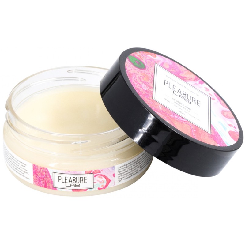 Твердое массажное масло с афродизиаком Pleasure Lab Delicate пионы и пачули 50 мл