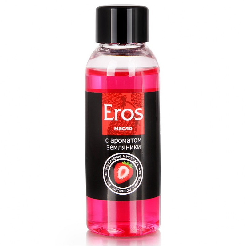 Массажное масло с ароматом земляники Eros Exotic 50 мл